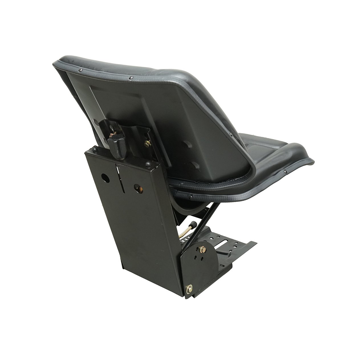 Scaun universal negru cu reglaj triplu si amortizor pentru tractor U-445